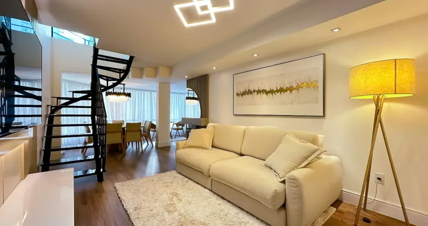 Cobertura duplex - centro de balnàrio - com 3 dormitòrios  - com terraço e jacuzi