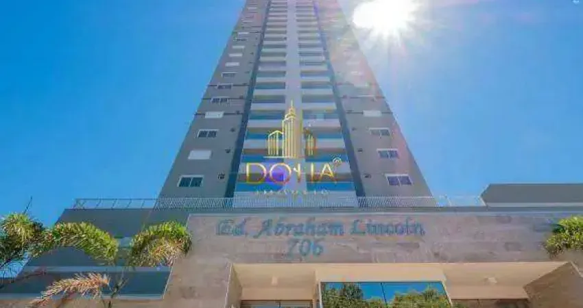 Apartamento com 3 suítes no edifício abraham lincoln em cascavel