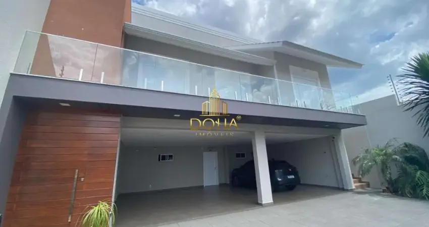 Sobrado de alto padrão em cascavel com piscina e espaço gourmet