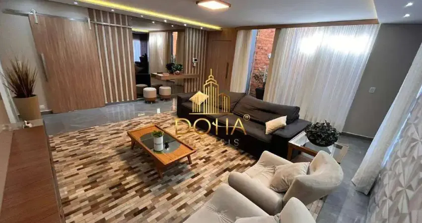 Casa térrea com 3 suítes e 1 quarto no bairro cancelli em cascavel