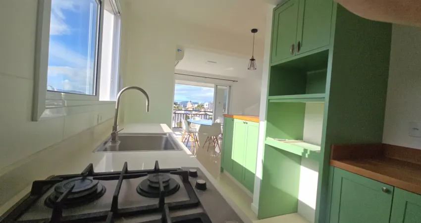 Apartamento semimobiliado para alugar na pedra branca, com 3 quartos sendo 1 suíte