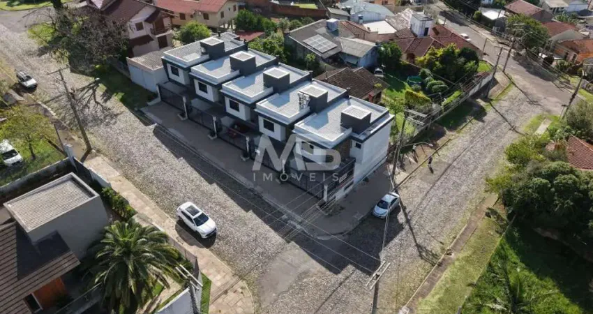 Casa nova geminada, 3 quartos sendo 2 suítes, bairro petrópolis em novo hamburgo!