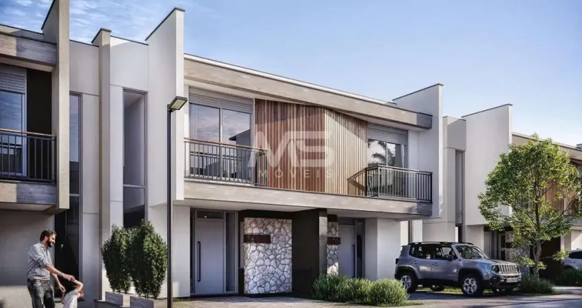 Casa em condomínio fechado, nova, 3 quartos, sendo 1 suíte, 2 vagas, bairro morro do espelho em são leopoldo!