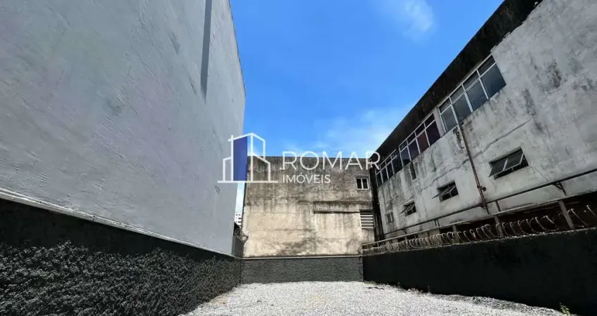 Terreno comercial para alugar na Rua Doutor Batista Pereira, Macuco, Santos