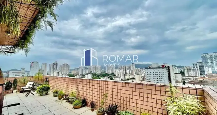 Cobertura com 2 quartos, aparecida, santos - r$ 800 mil, cod: 1965