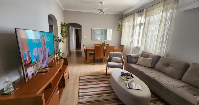 Belíssimo apartamento frente a praia vista mar no embaré em santos