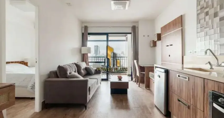 Flat para alugar no setin downtown - brigadeiro, 42m², mobiliado, 1 vaga