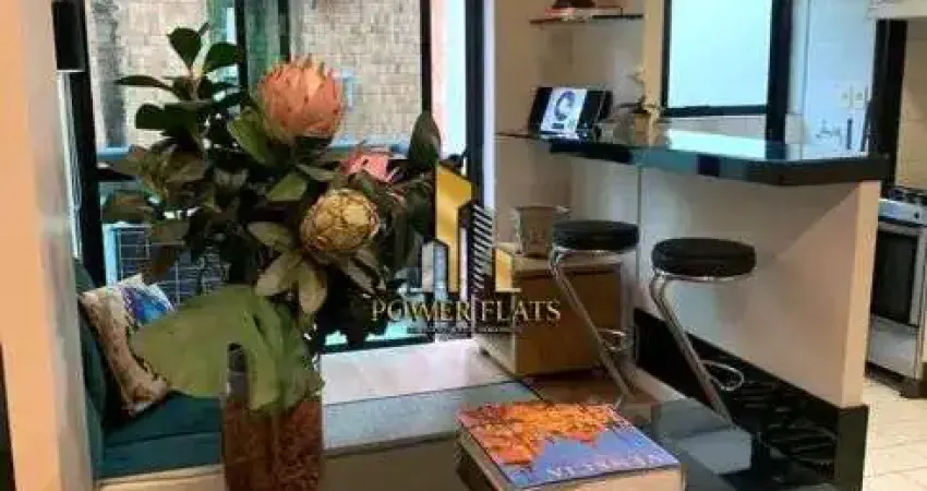 Flat para aluguel em são paulo - moema - duplex - mobiliado - 55m²