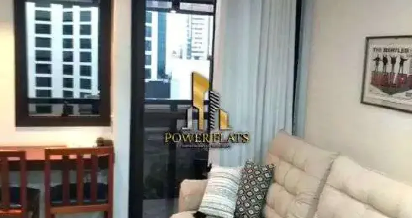 Flat moema ibijaú - 1 suíte, mobiliado, andar alto, vista, 45m², 1 vaga