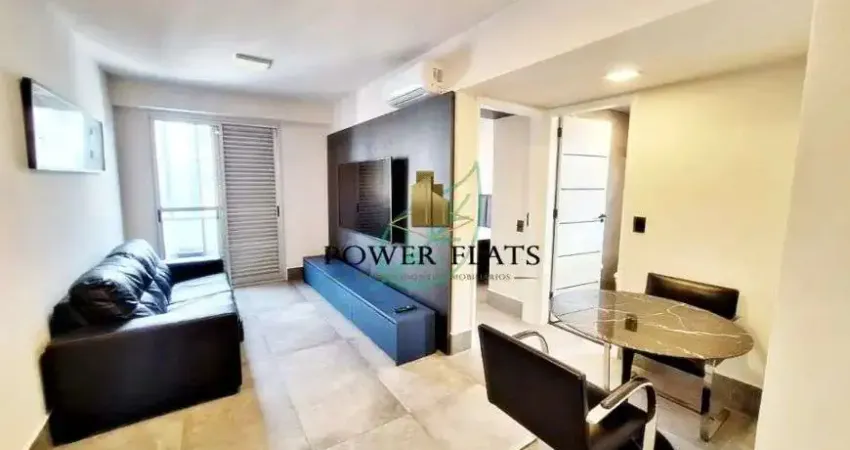 Imóvel mobiliado para locação – 50m², 1 quarto – itaim bibi/sp