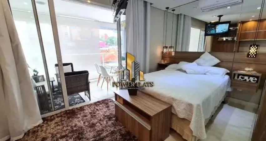 Flat moderno e completo na consolação – reformado, com lazer clube e internet inclusa