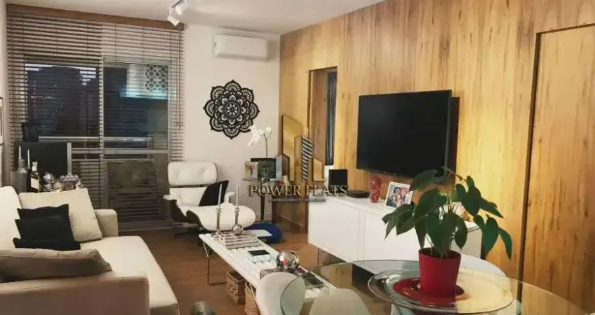 Apto mobiliado 1 suíte no edifício advanced itaim – 57m² – varanda e closet – vila olímpia, sp