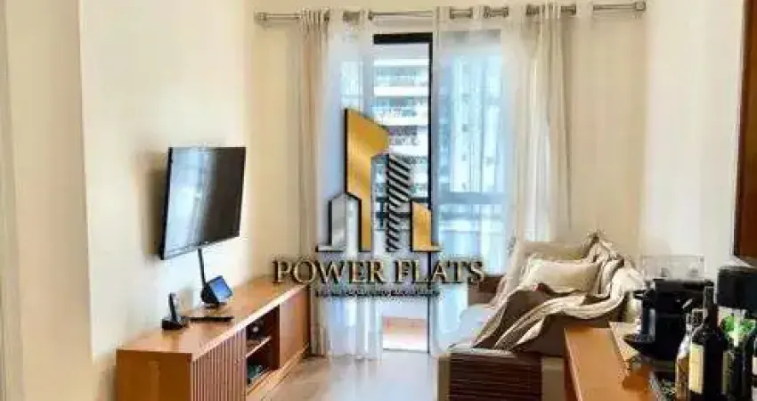 Flat mobiliado royal brooklin – 2 dormitórios e 2 banheiros em cidade monções