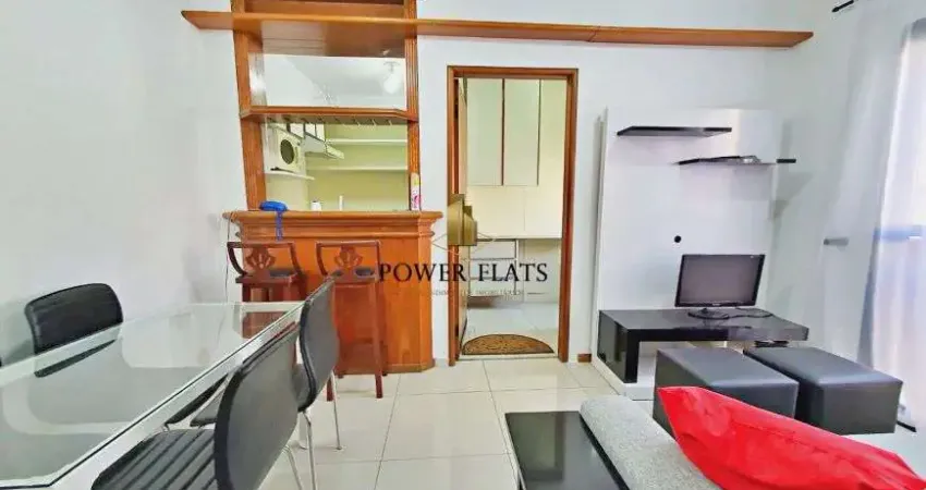 Flat mobiliado de 40m² para aluguel no jardim paulista – 2 quartos, lazer completo