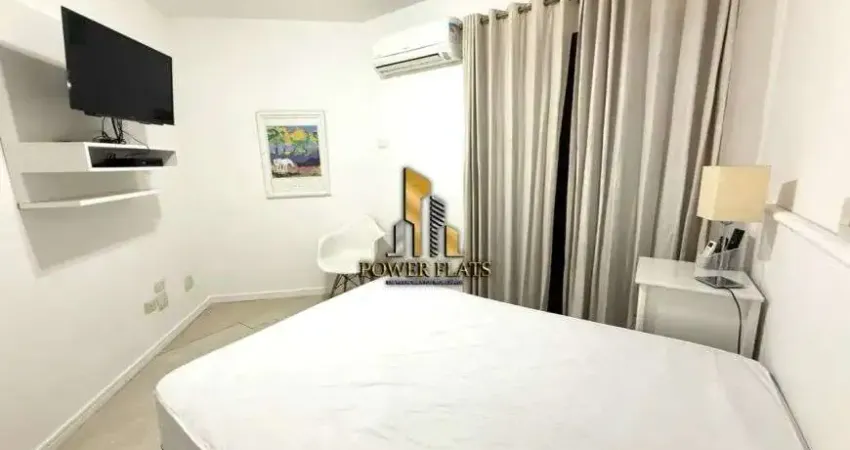 Flat completo na av. rouxinol – 1 suíte com closet e varanda gourmet