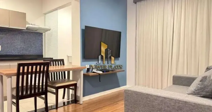 Flat de alto padrão totalmente mobiliado para aluguel no royal brooklin - cidade monções