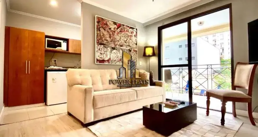 Flat mobiliado no quality suites vila olímpia — localização premium e conforto total