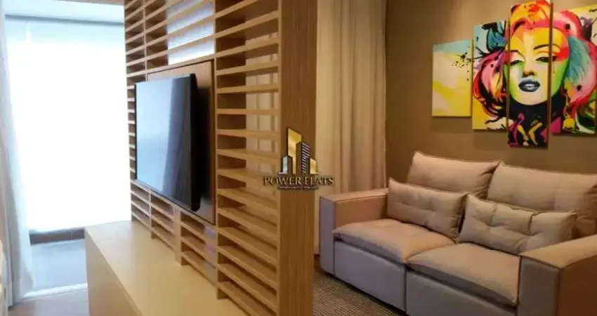 Flat mobiliado e elegante no bhd brooklin – 1 dormitório com vaga e manobrista