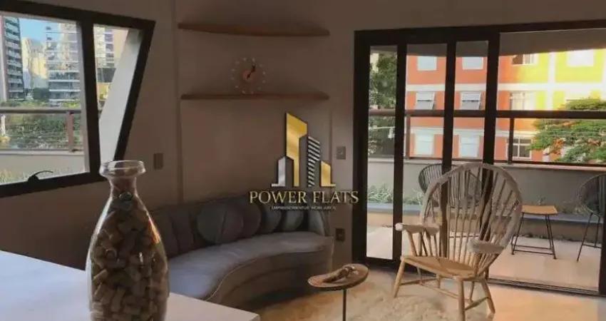 Flat luxo mobiliado no cyrela pininfarina – vila olímpia – 1 dorm c/ varanda