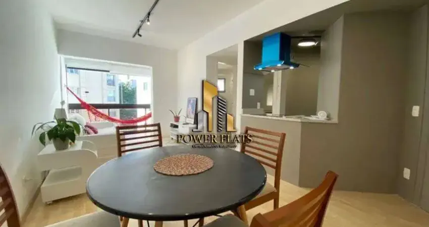 Flat mobiliado no contemporâneo vila nova conceição – 1 dormitório com varanda gourmet