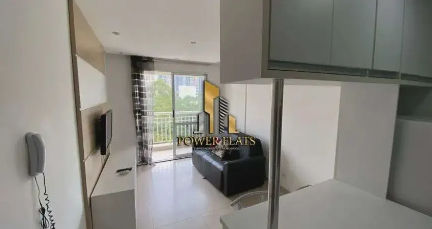 Flat mobiliado no choice panamby – 1 dormitório com varanda e lazer completo!