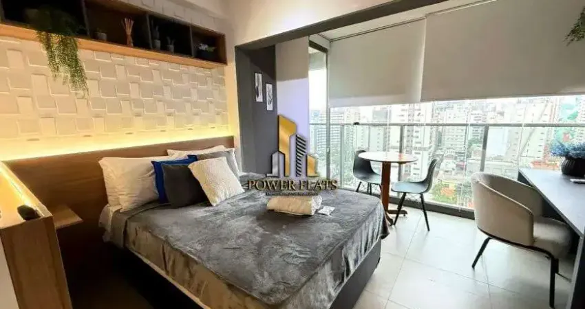 Flat mobiliado para aluguel no condomínio on paulista | próximo à av. paulista e metrô paraíso