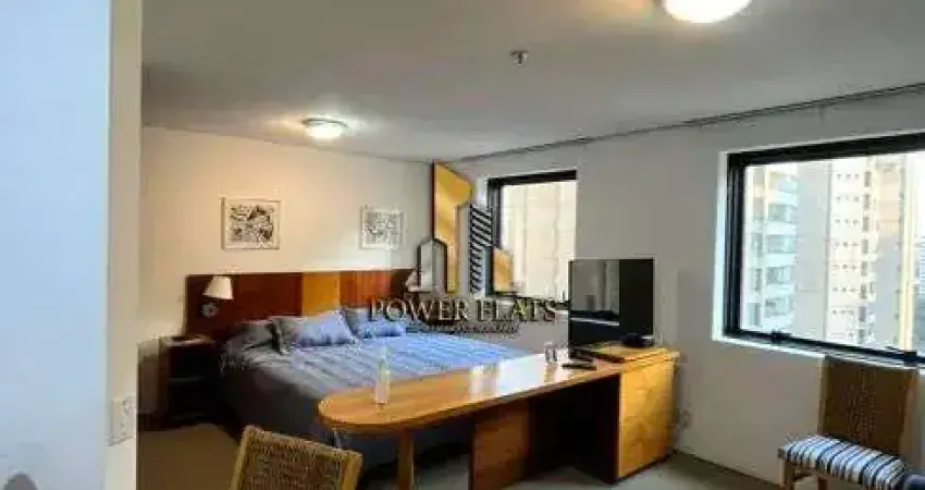 Flat mobiliado no condomínio times square – moema - são paulo - sp