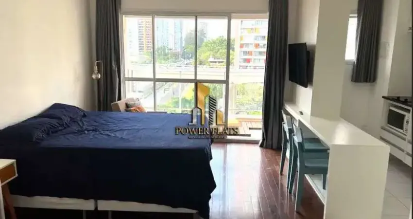 Flat mobiliado no diseno campo belo – 35 m², 1 dorm, 1 vaga, lazer completo