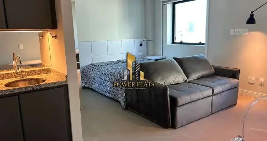 Flat mobiliado no meliá jardim europa – 1 dorm, varanda, serviços e 1 vaga – vila nova conceição