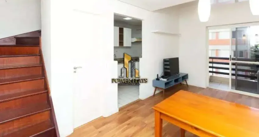 Flat duplex mobiliado no life moema – 50 m², suíte, varanda gourmet e 1 vaga