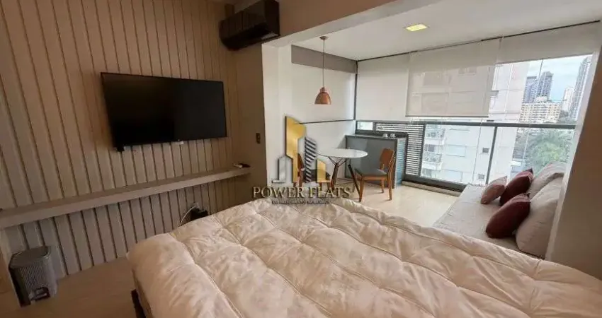 Flat completo e mobiliado no brooklin, são paulo – 1 quarto, sem vaga