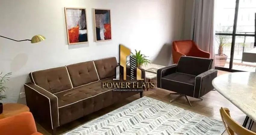 Flat mobiliado com 1 suíte e varanda na vila nova conceição – 40m²