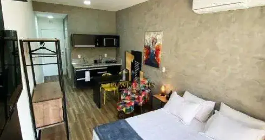 New studio garden mobiliado com varanda – granja viana | 1 dorm e lazer completo