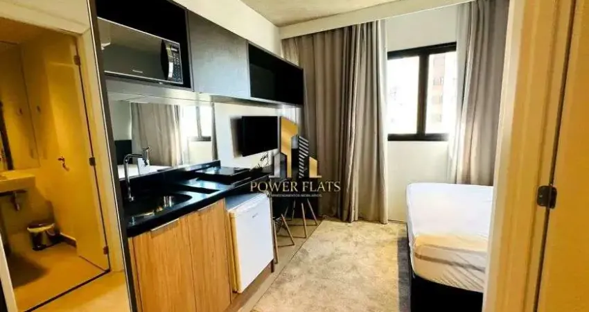 Flat mobiliado aluguel no condomínio vn ueno | moderno e bem localizado na bela vista