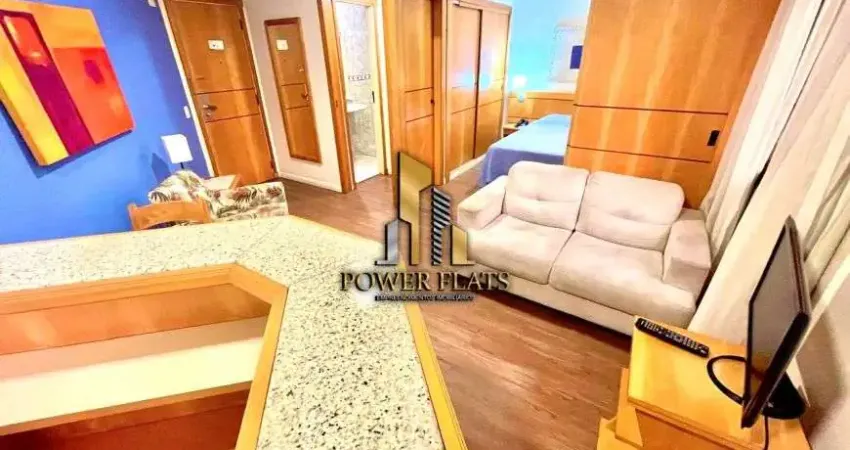 Flat mobiliado no hampton park – 1 dormitório nos jardins com lazer e localização top