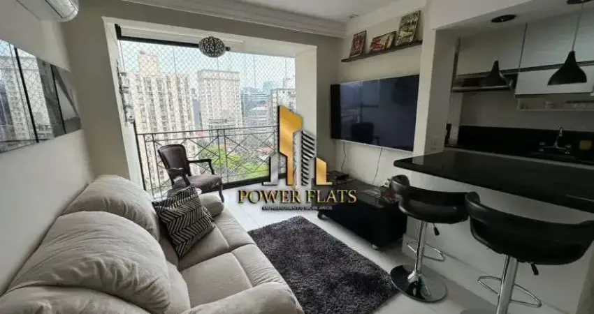 Flat 2 dormitórios mobiliado – quality alvorada, vila olímpia