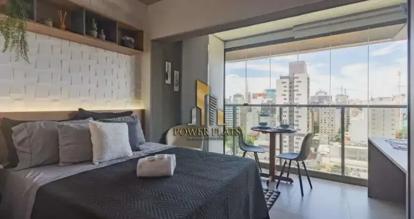 Flat mobiliado para aluguel – 1 quarto, 1 suíte, 1 vaga – the blue loft – moema/sp