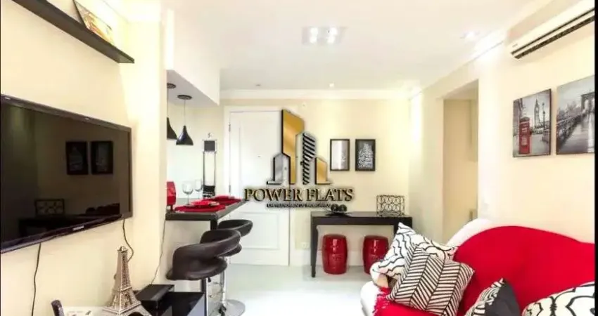 Flat mobiliado na granja viana – 1 dormitório com varanda e lazer completo