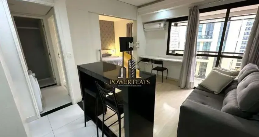 Flat mobiliado para aluguel – 1 dormitório no qi moema, são paulo/sp