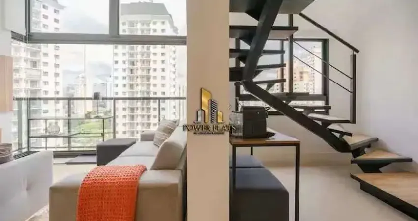 Flat imobiliado moderno 1 suíte + lavabo no vn vox vila olímpia – alto padrão