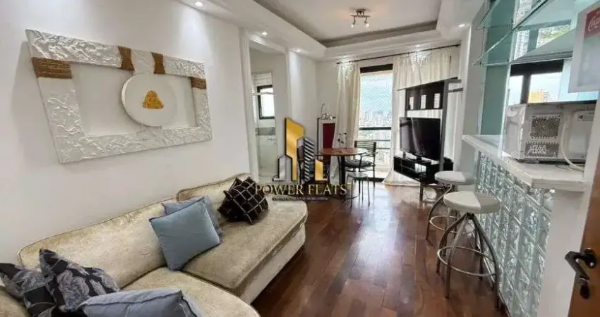 Lindo flat mobiliado para locação no spazio vitae saúde com 35 m², 1 dormitório e lazer completo