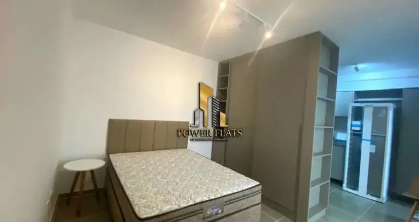 Flat nico vila mariana mobiliado com 1 dormitório, 1 banheiro, varanda gourmet e 1 vaga de garagem.