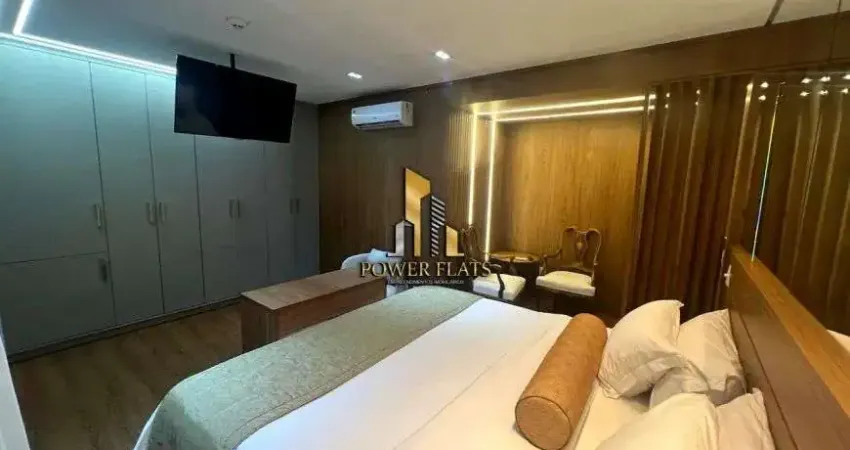 Flat mobiliado aluguel no clarion faria lima | alto padrão no jardim europa