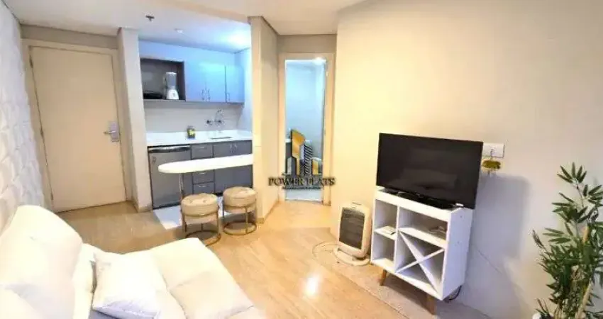 Flat mobiliado no hotel mercure moema - suíte, 1 vaga, perfeito investimento