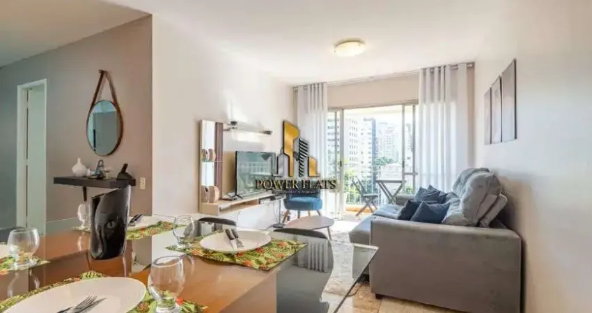 Flat luxuoso e mobiliado no saint james – 48m², 1 suíte, varanda gourmet, moema