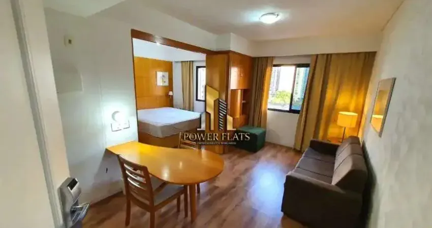 Flat mobiliado no the privilege – av. macuco, moema – pacote completo