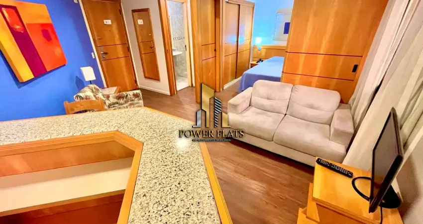 Flat mobiliado no hampton park – 1 dormitório – jardins – são paulo/sp