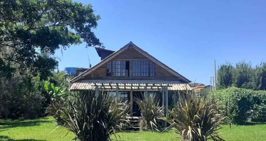 Casa com 4 dormitórios à venda, 144 m² por r$ 1.950.000 - beira da lagoa - ibiraquera - imbituba/sc