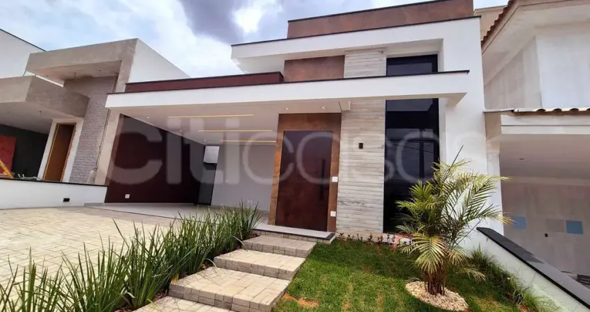 Casa térrea nova com projeto moderno, 3 suítes e spa, no condomínio campos do conde, sorocaba/sp