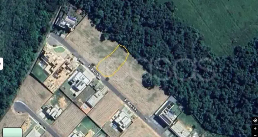 Terreno à venda em condomínio fechado – 1.000 m² – fundo para área verde